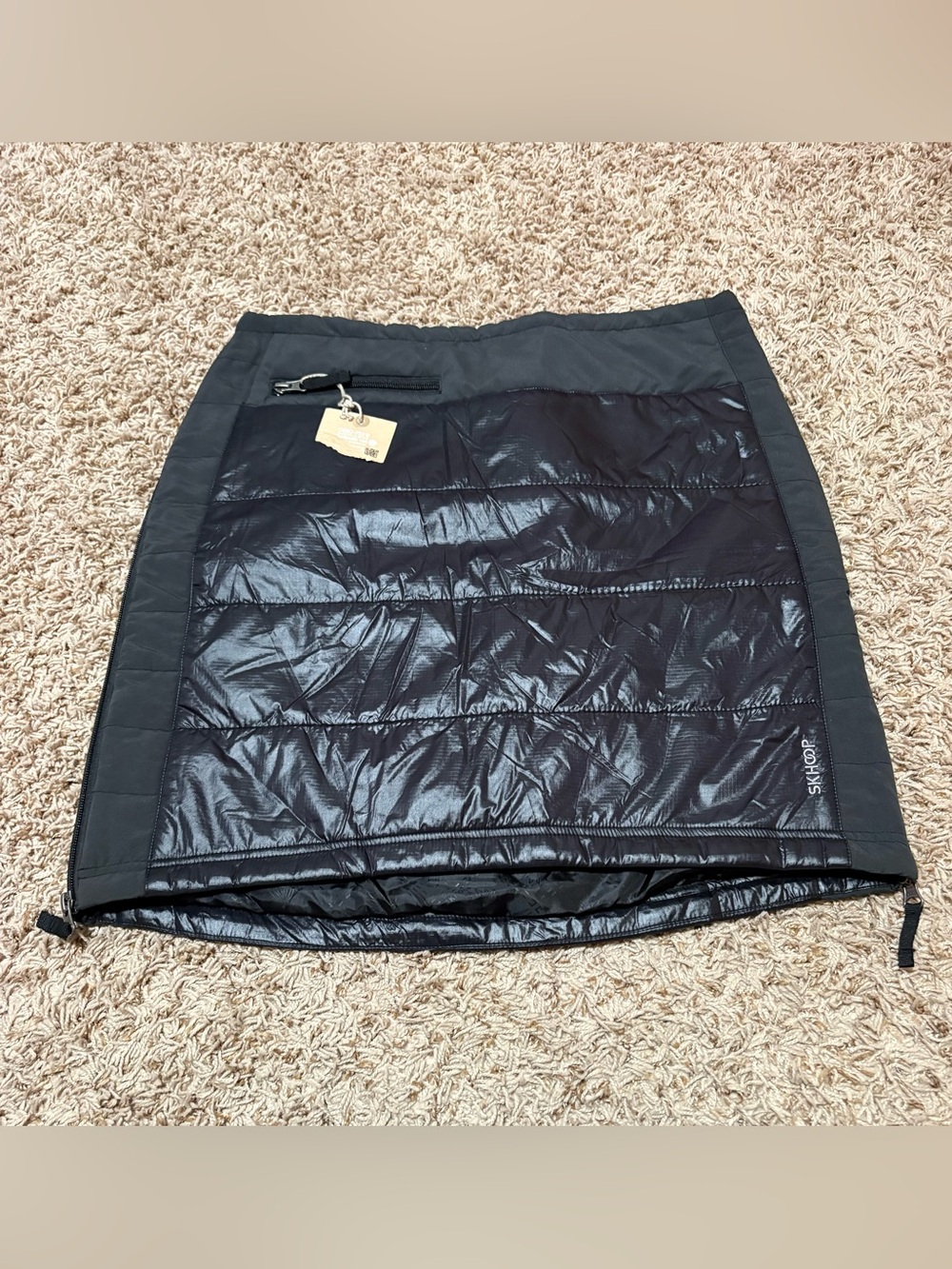 SKHOOP Title Nine Quilted Insulated MIDI Skirt womens size Medium NWT!!